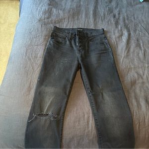 LUCKY Black denim boot cut jeans